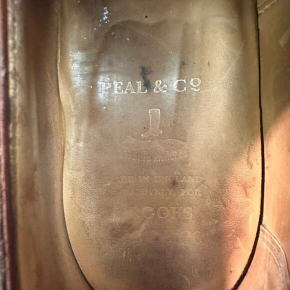 NEW HEELS Crockett & Jones x Brooks Brothers Scotch Grain Split Toe Derby US 9 D - Picture 10 of 13